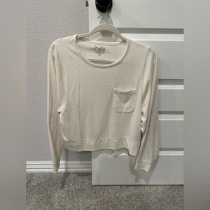 Madewell crop shirt